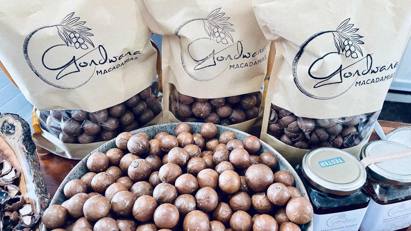 Macadamia Nuts and Nut Crackers